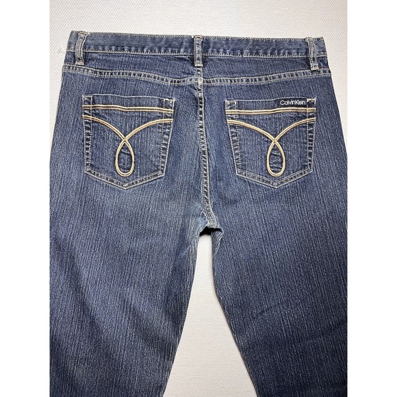 Calvin Klein Jeans Women 30 (33x28 Actual) Skinny Blue Denim - Picture 12 of 13